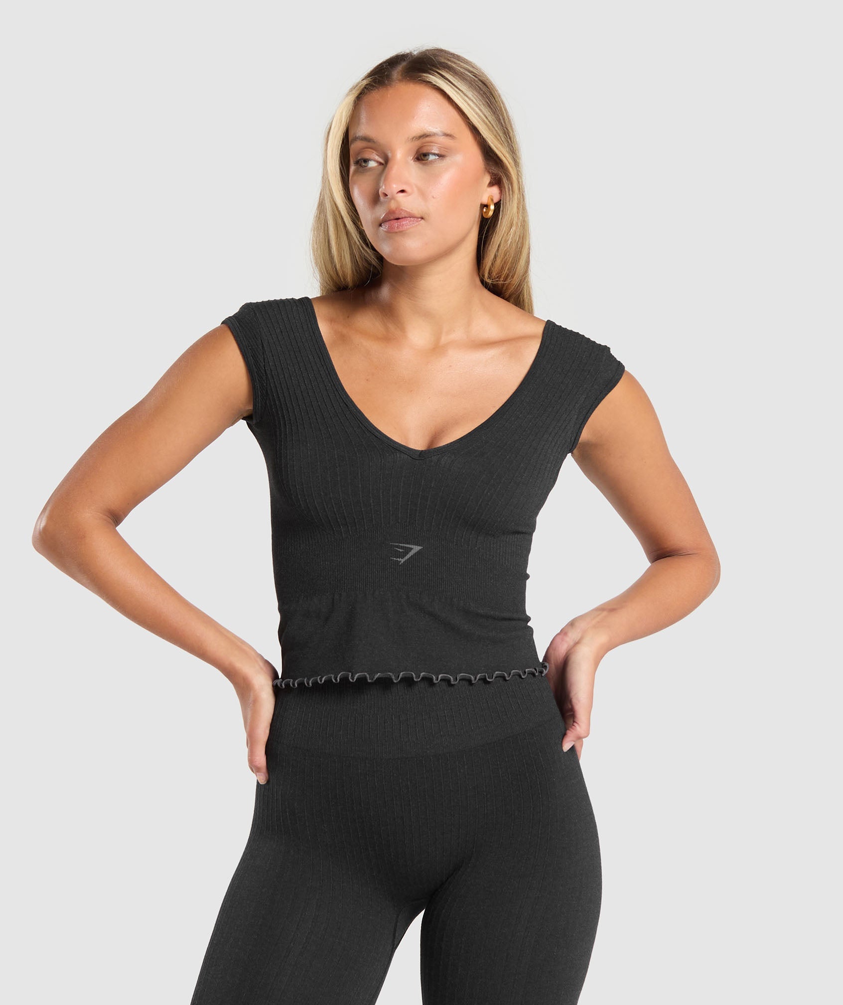 Rest Day Seamless Modal Crop Top